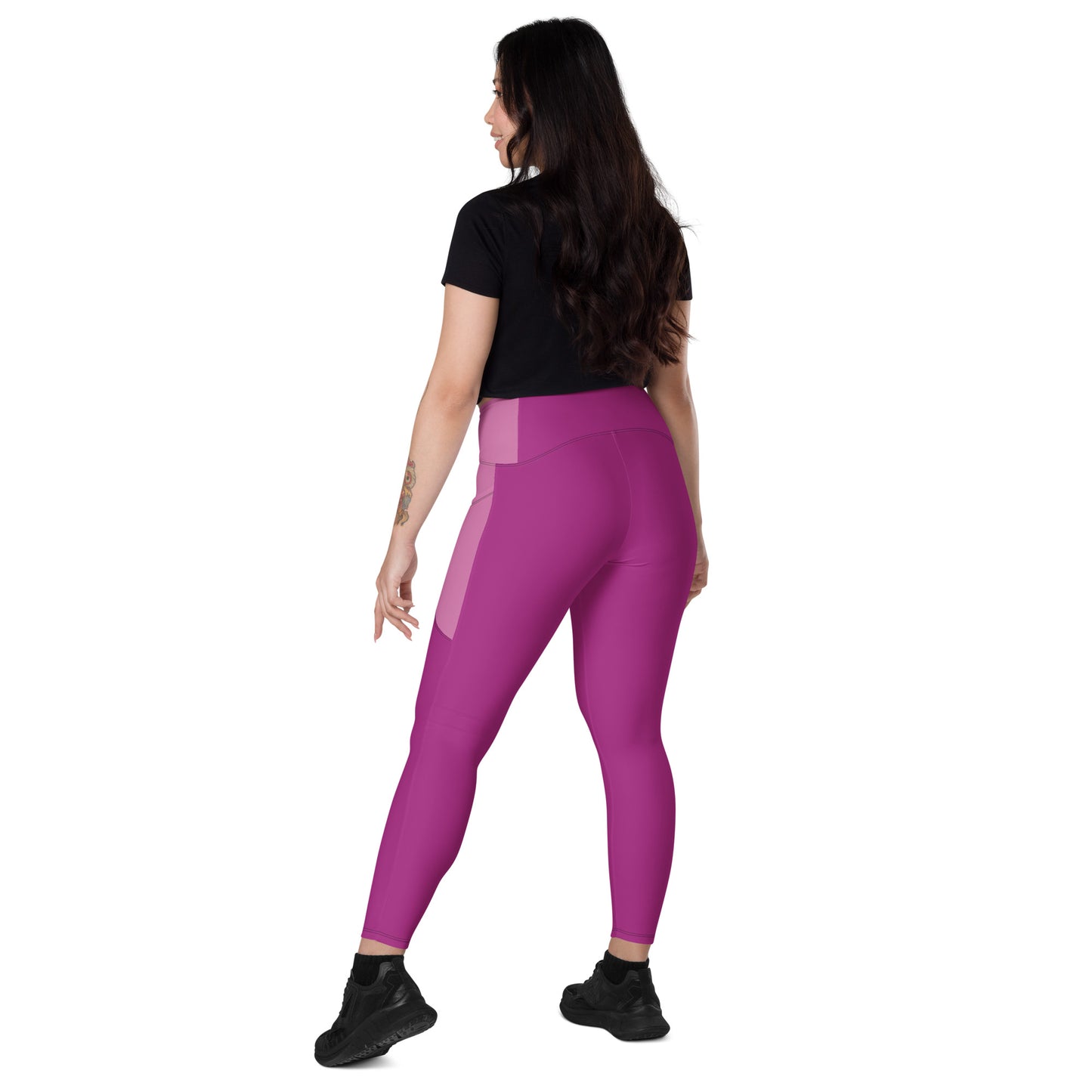 Women Crossover leggings with pockets