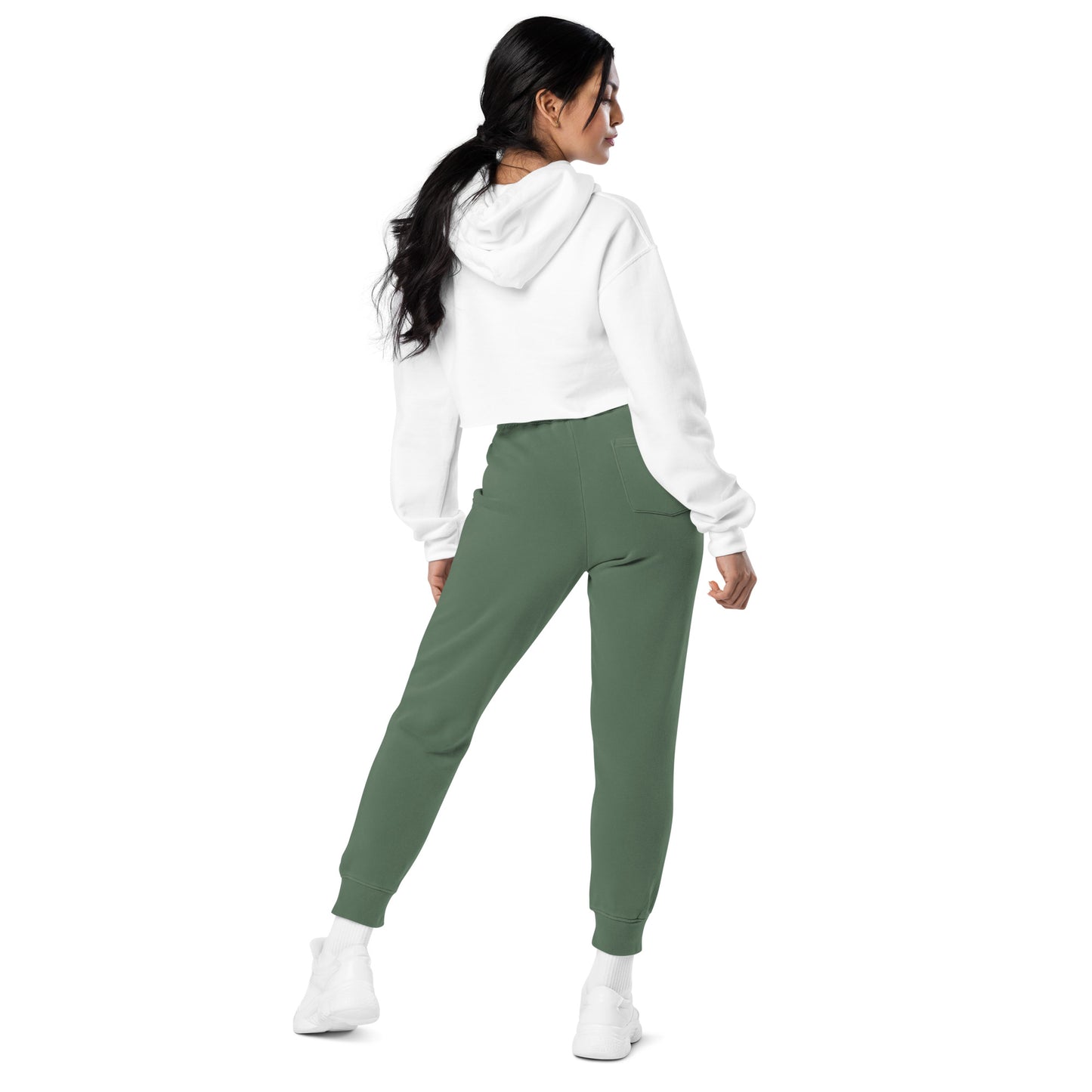 Women pigment-dyed sweatpants