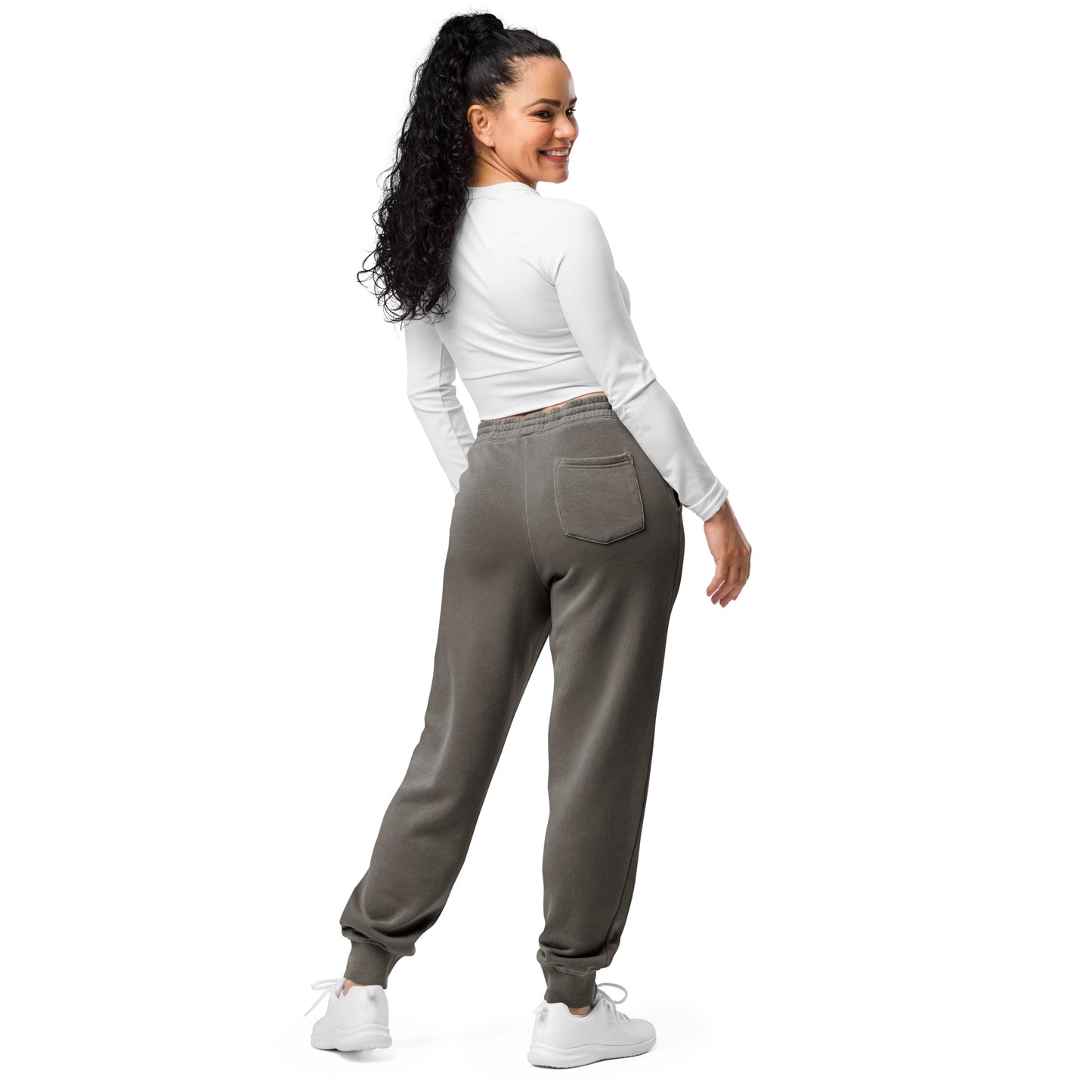 Women pigment-dyed sweatpants