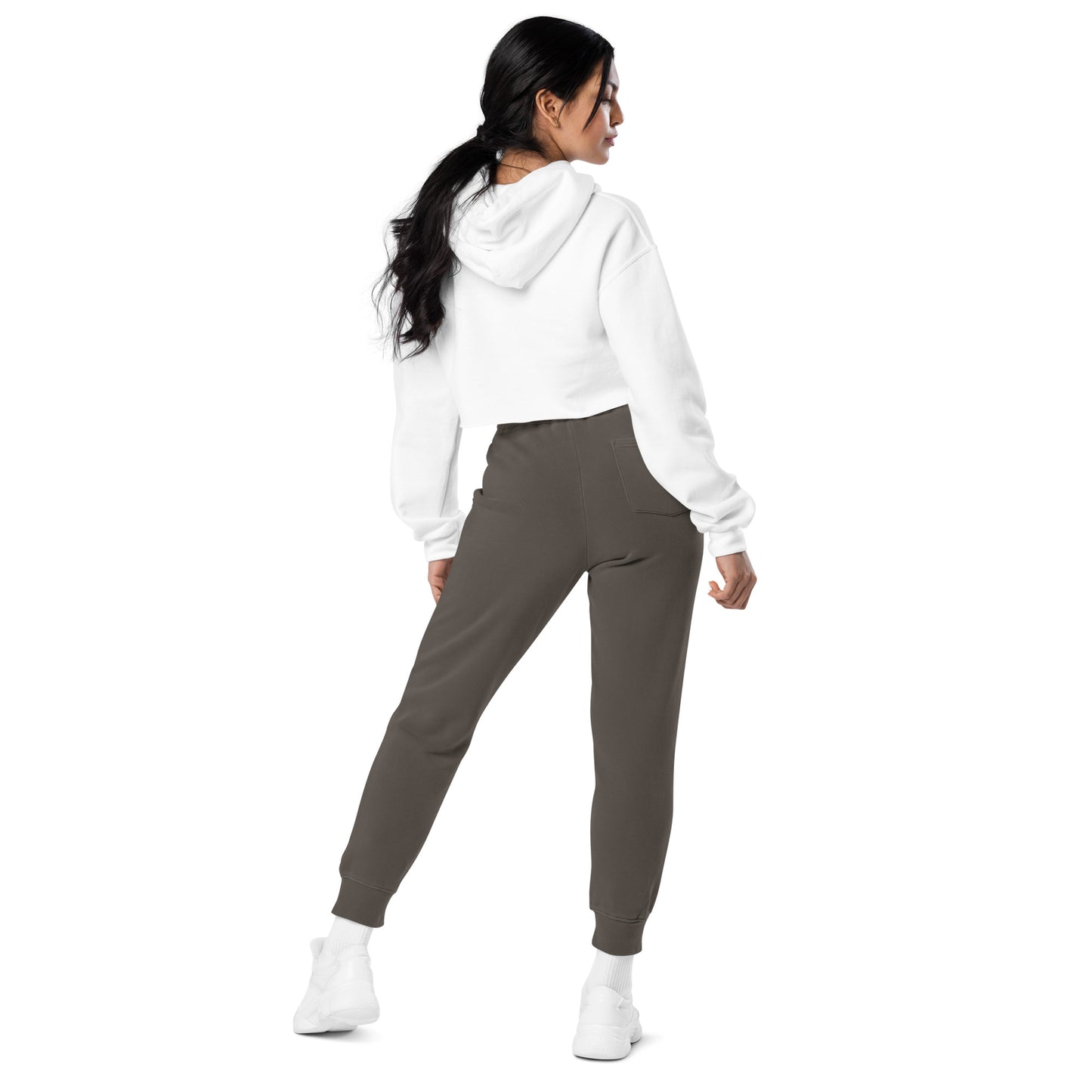 Women pigment-dyed sweatpants
