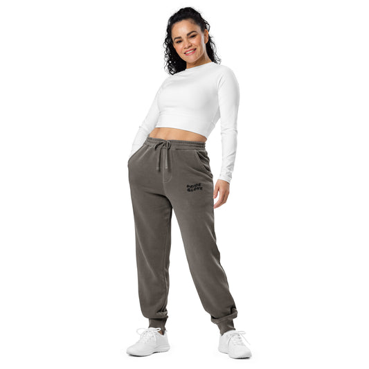 Women pigment-dyed sweatpants