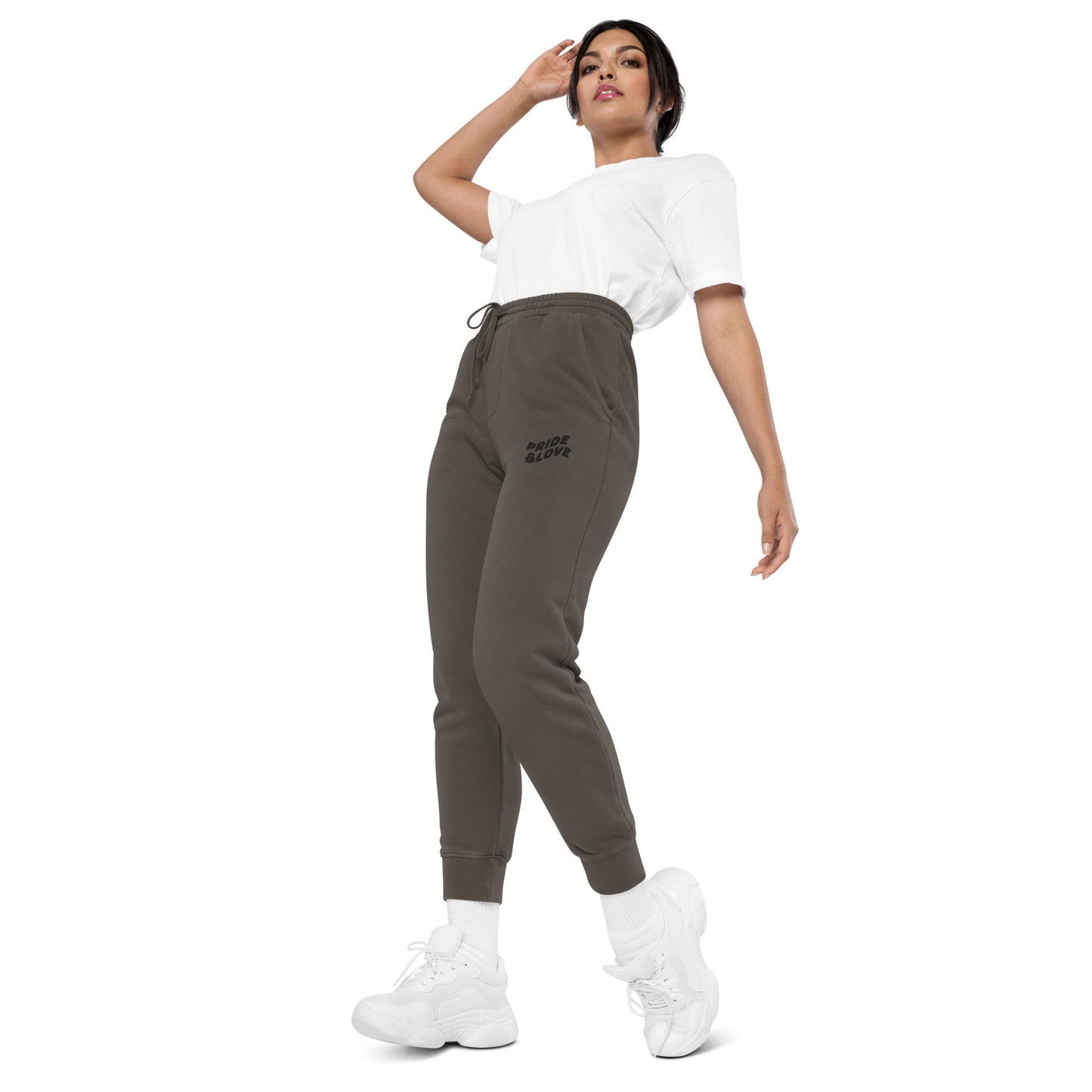 Women pigment-dyed sweatpants