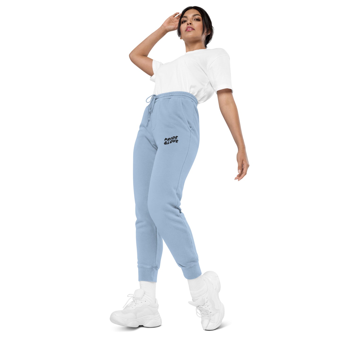 Women pigment-dyed sweatpants
