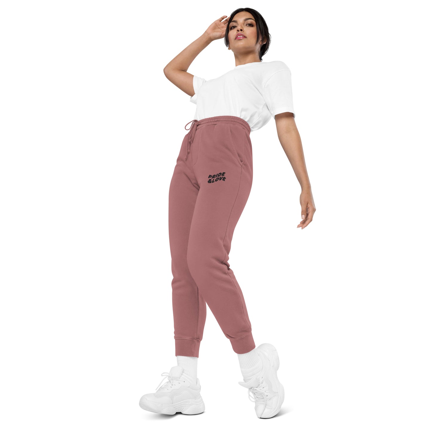 Women pigment-dyed sweatpants