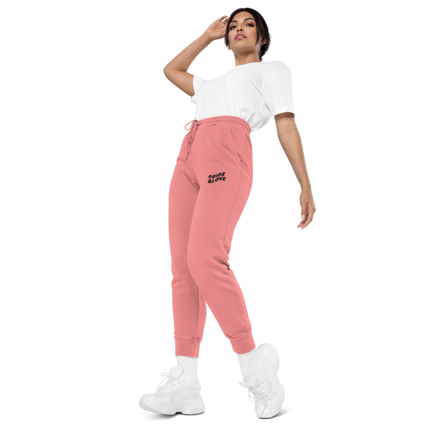 Women pigment-dyed sweatpants