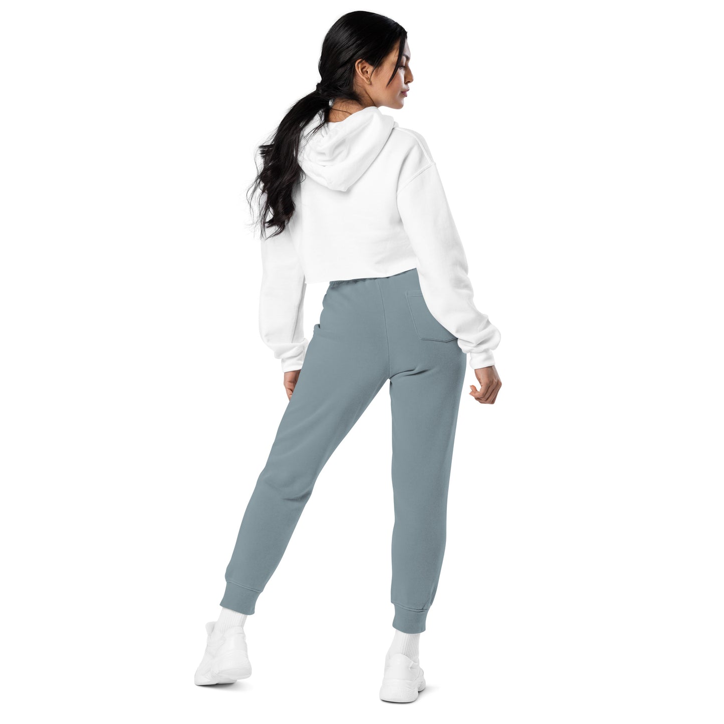 Women pigment-dyed sweatpants