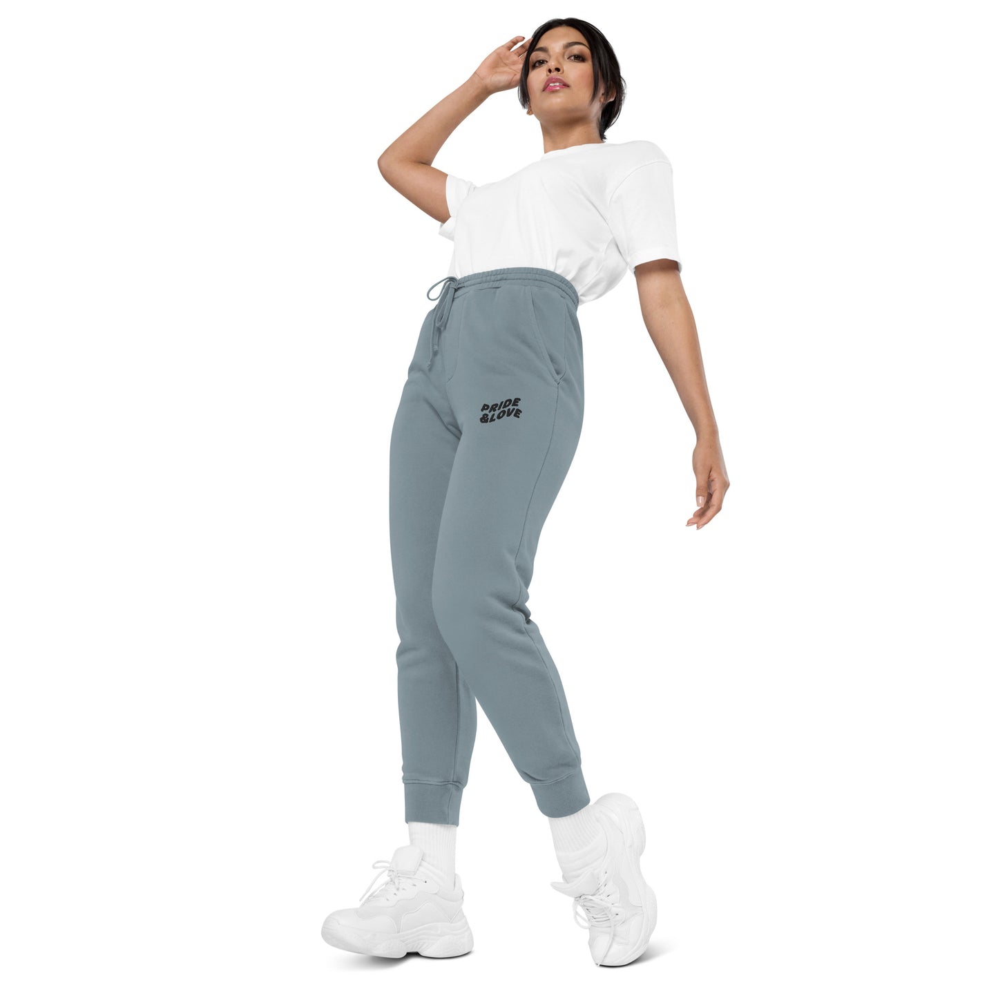 Women pigment-dyed sweatpants
