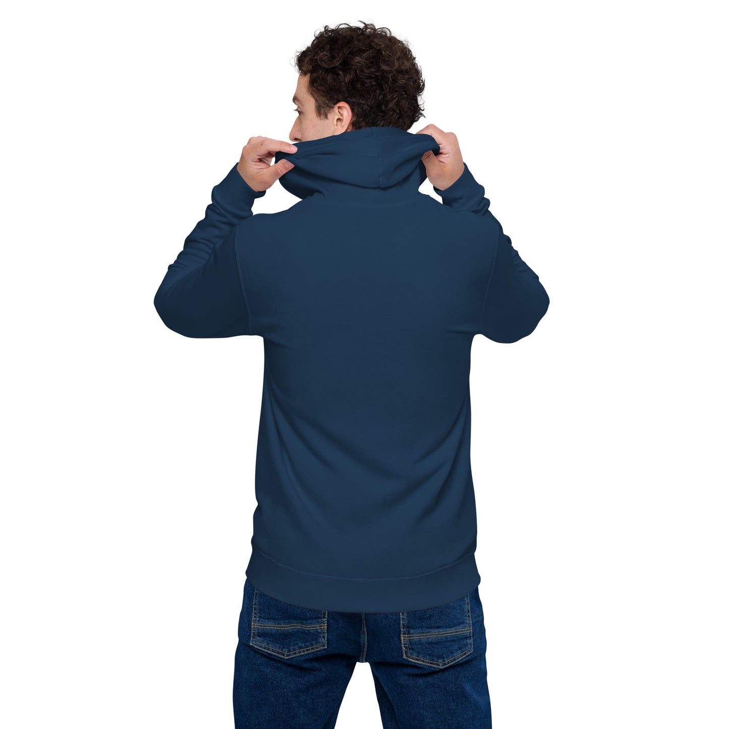 Men basic zip hoodie