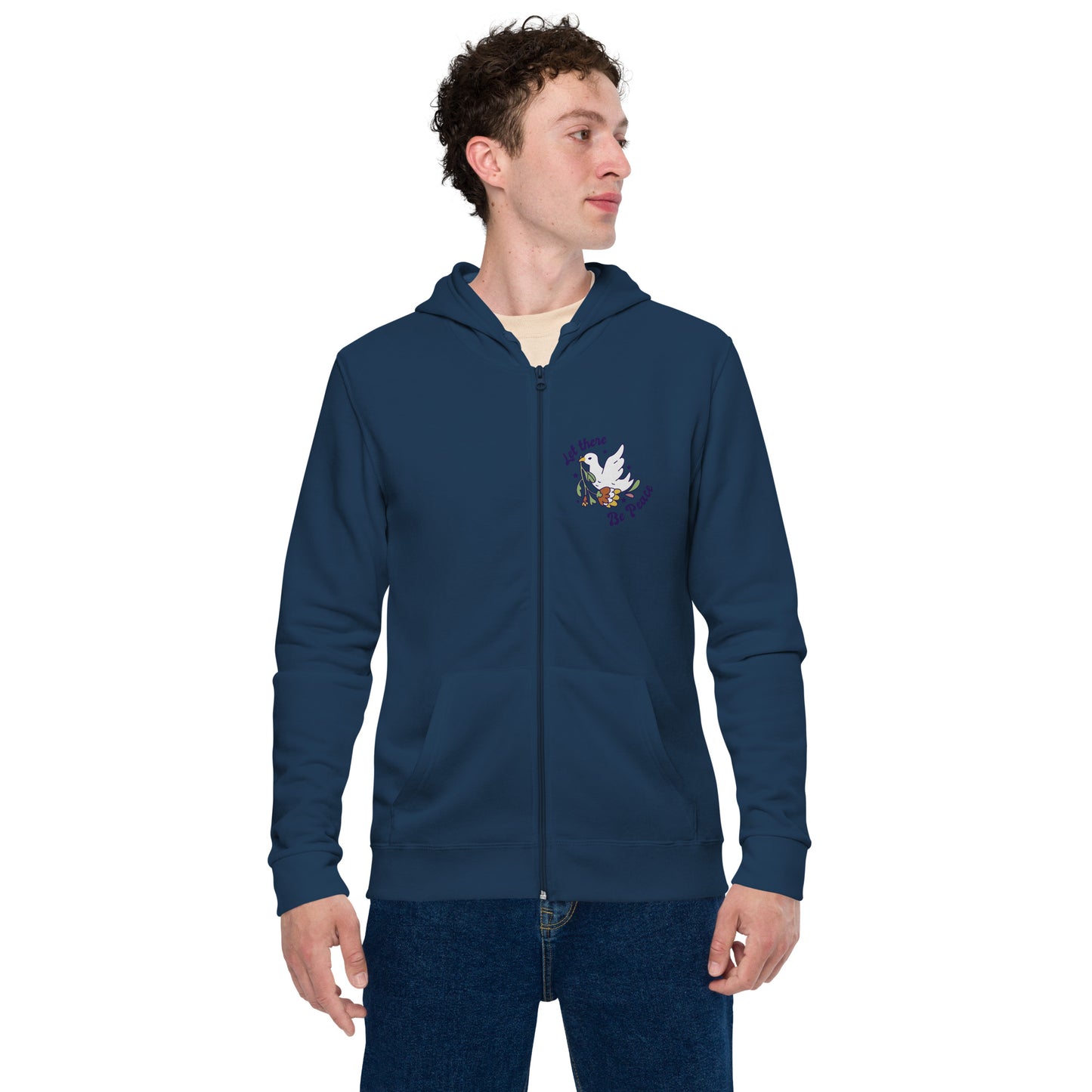 Men basic zip hoodie