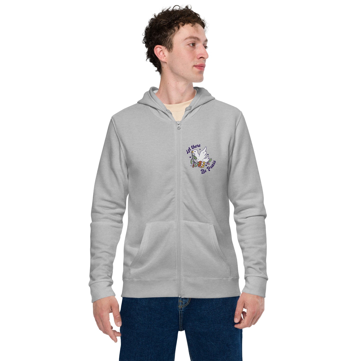 Men basic zip hoodie