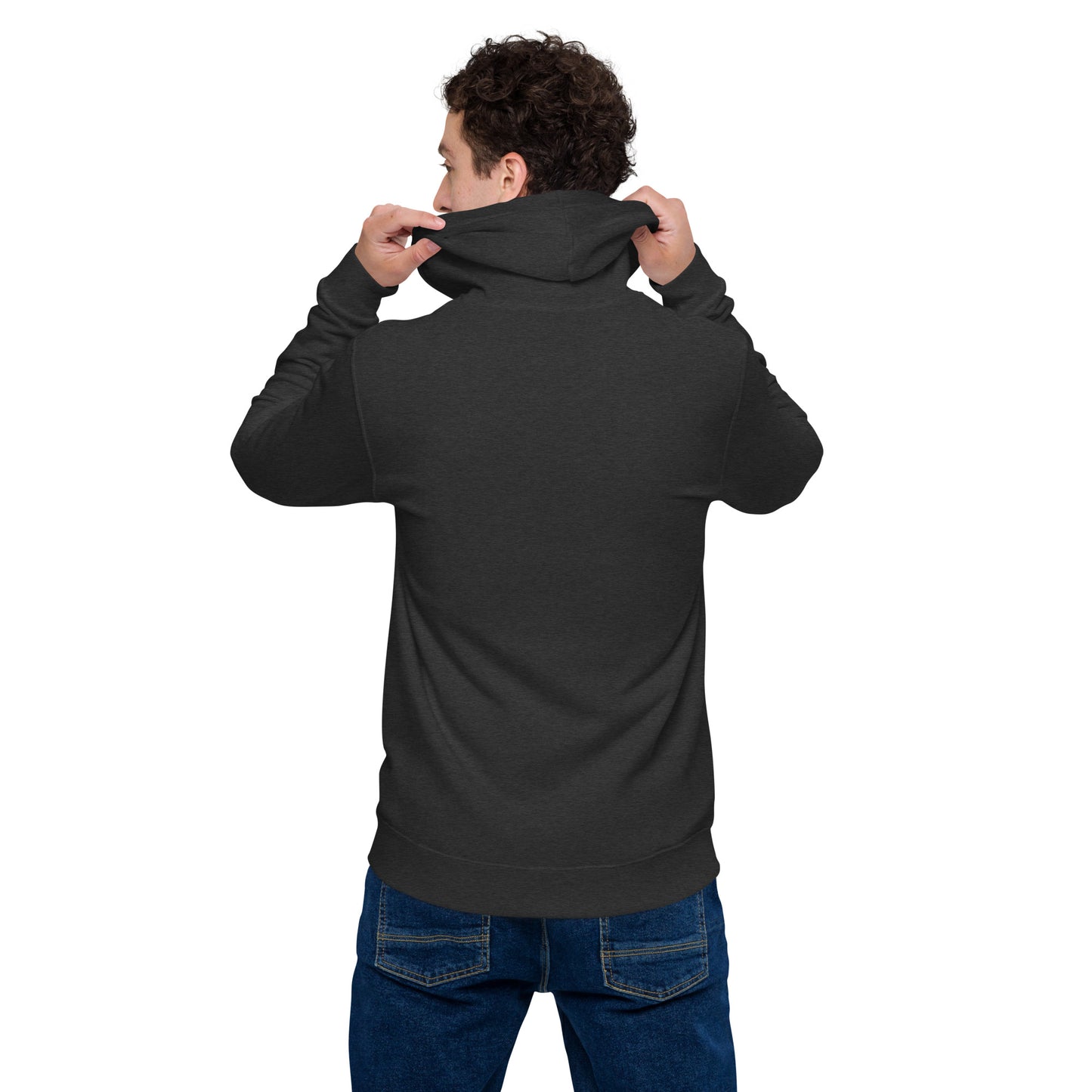Men basic zip hoodie