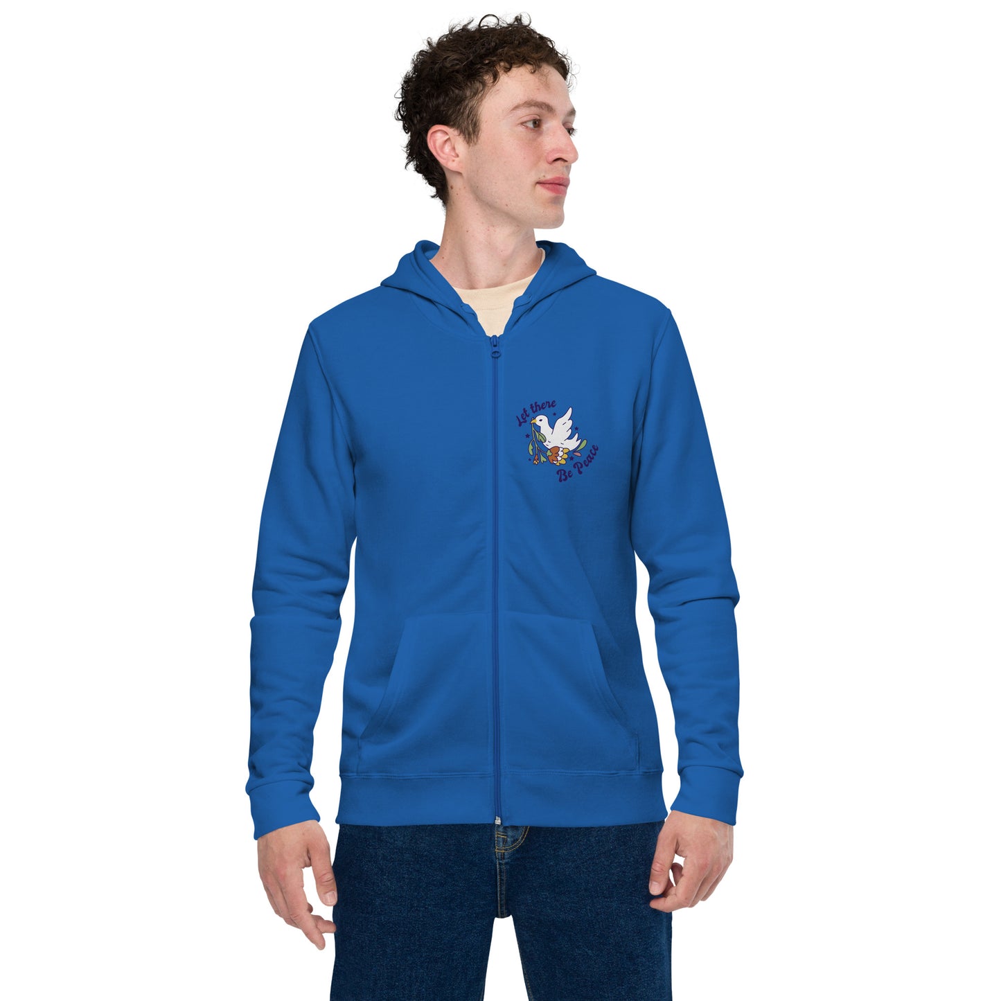 Men basic zip hoodie