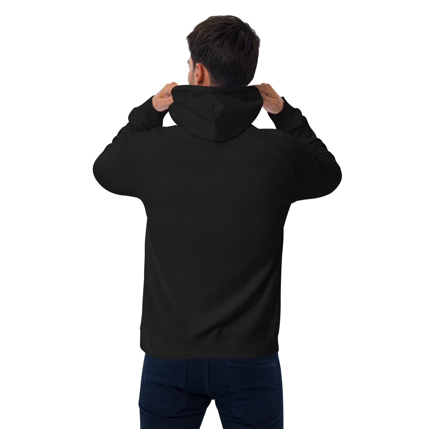 Men eco raglan hoodie