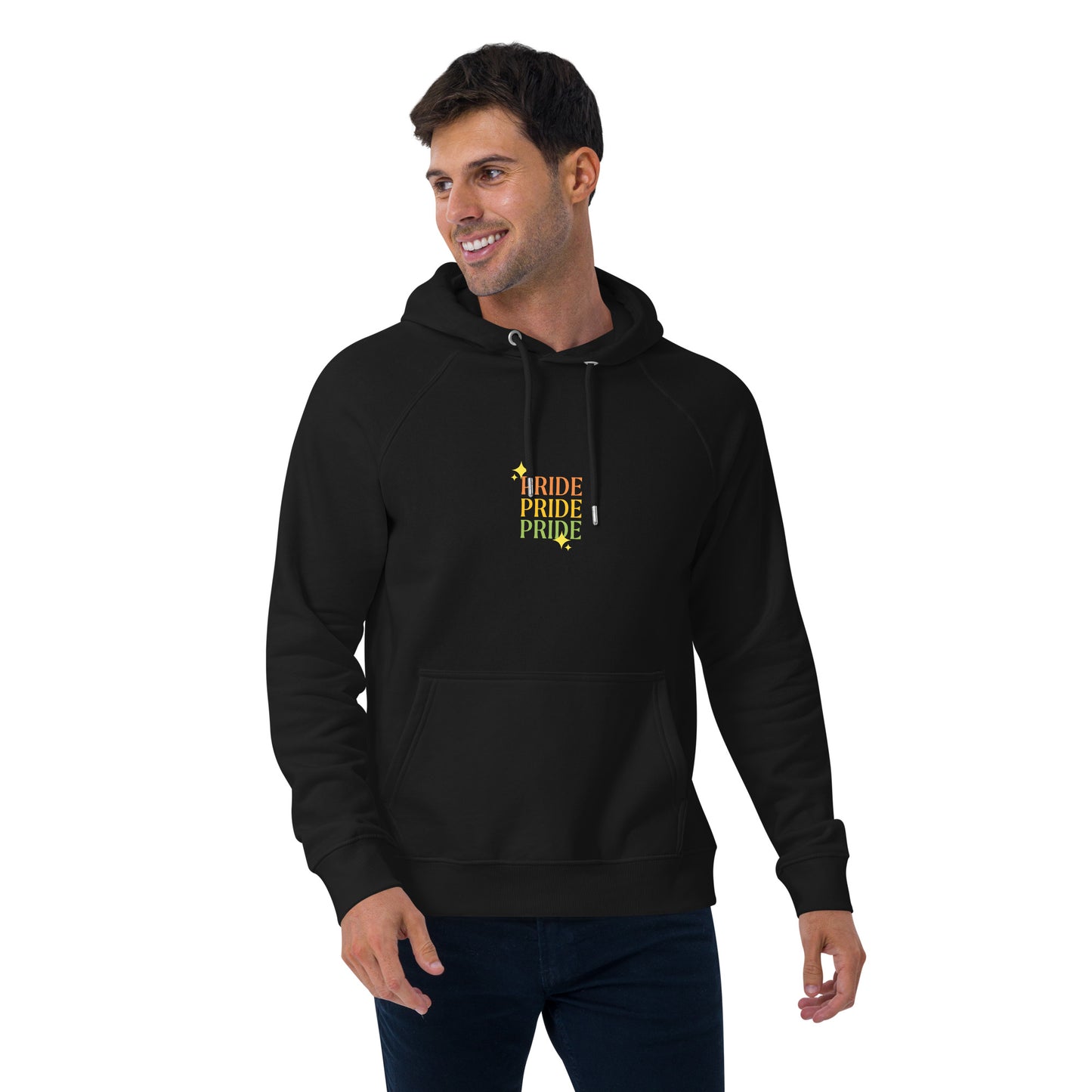 Men eco raglan hoodie