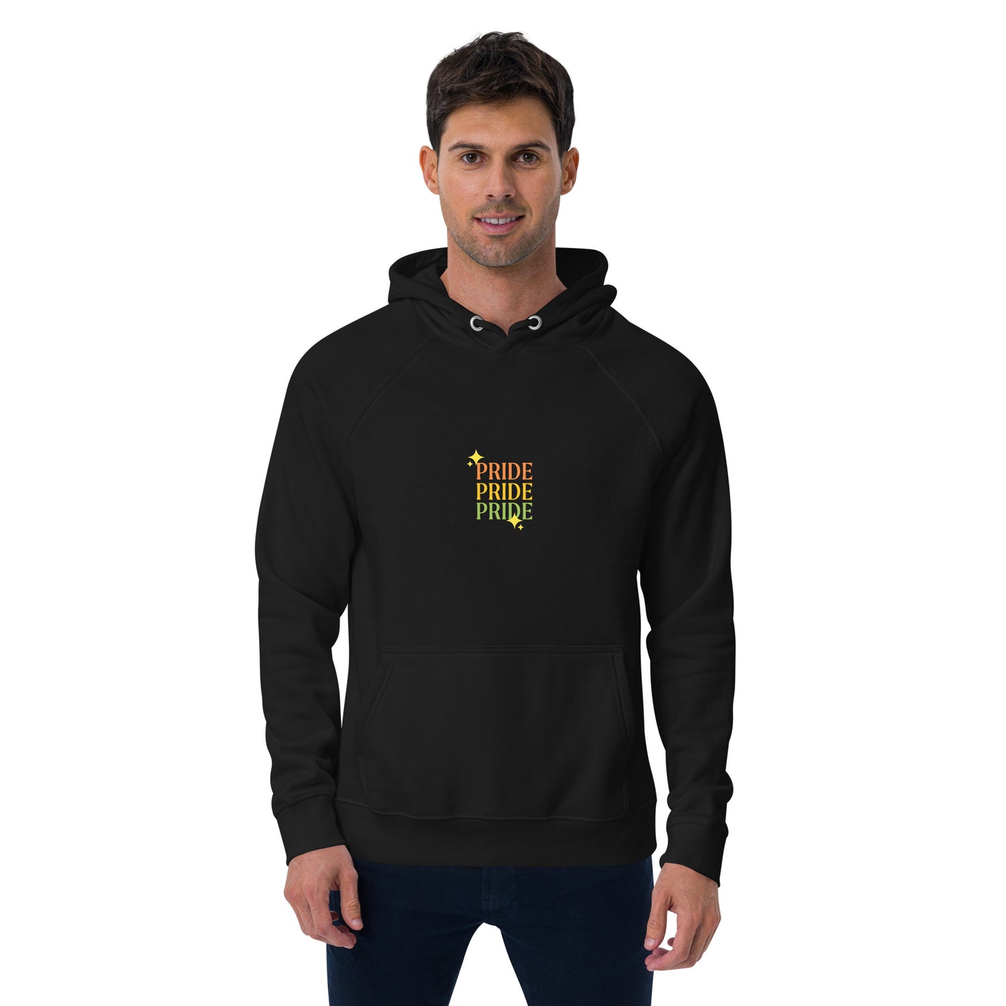 Men eco raglan hoodie