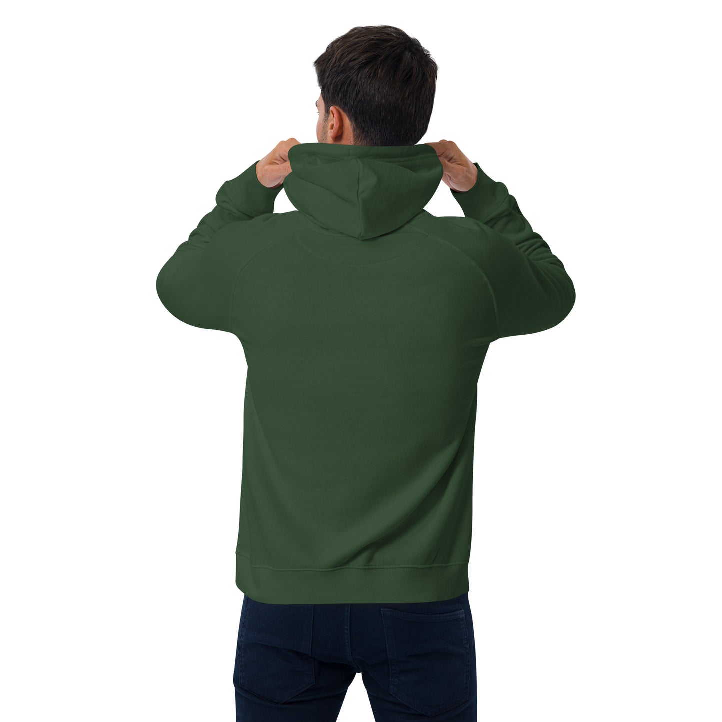 Men eco raglan hoodie