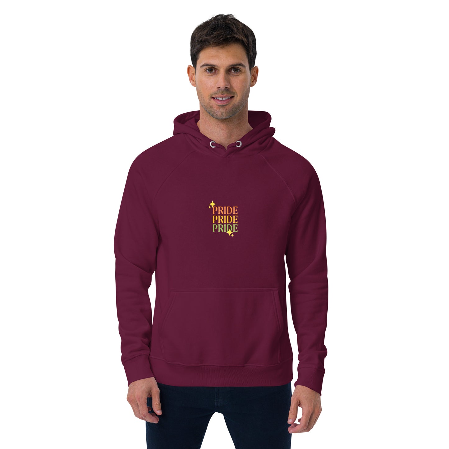 Men eco raglan hoodie