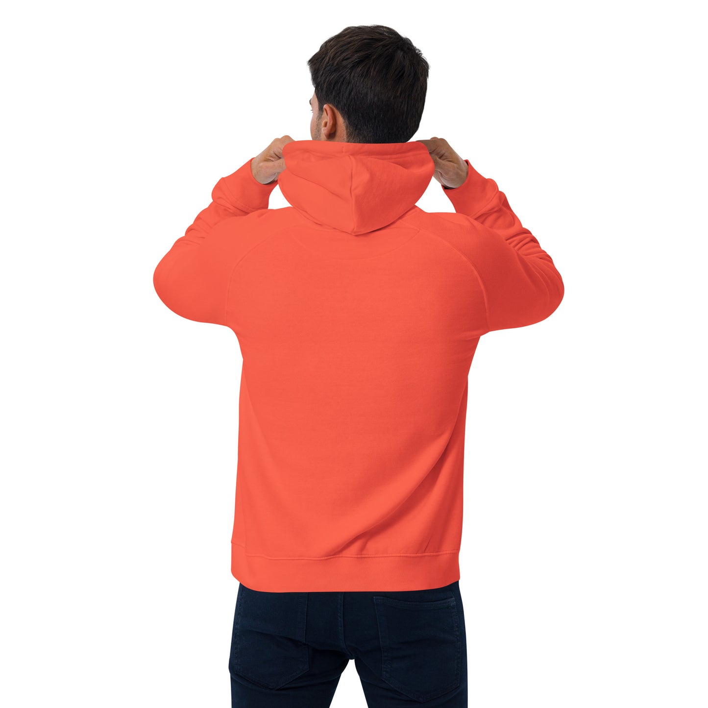 Men eco raglan hoodie