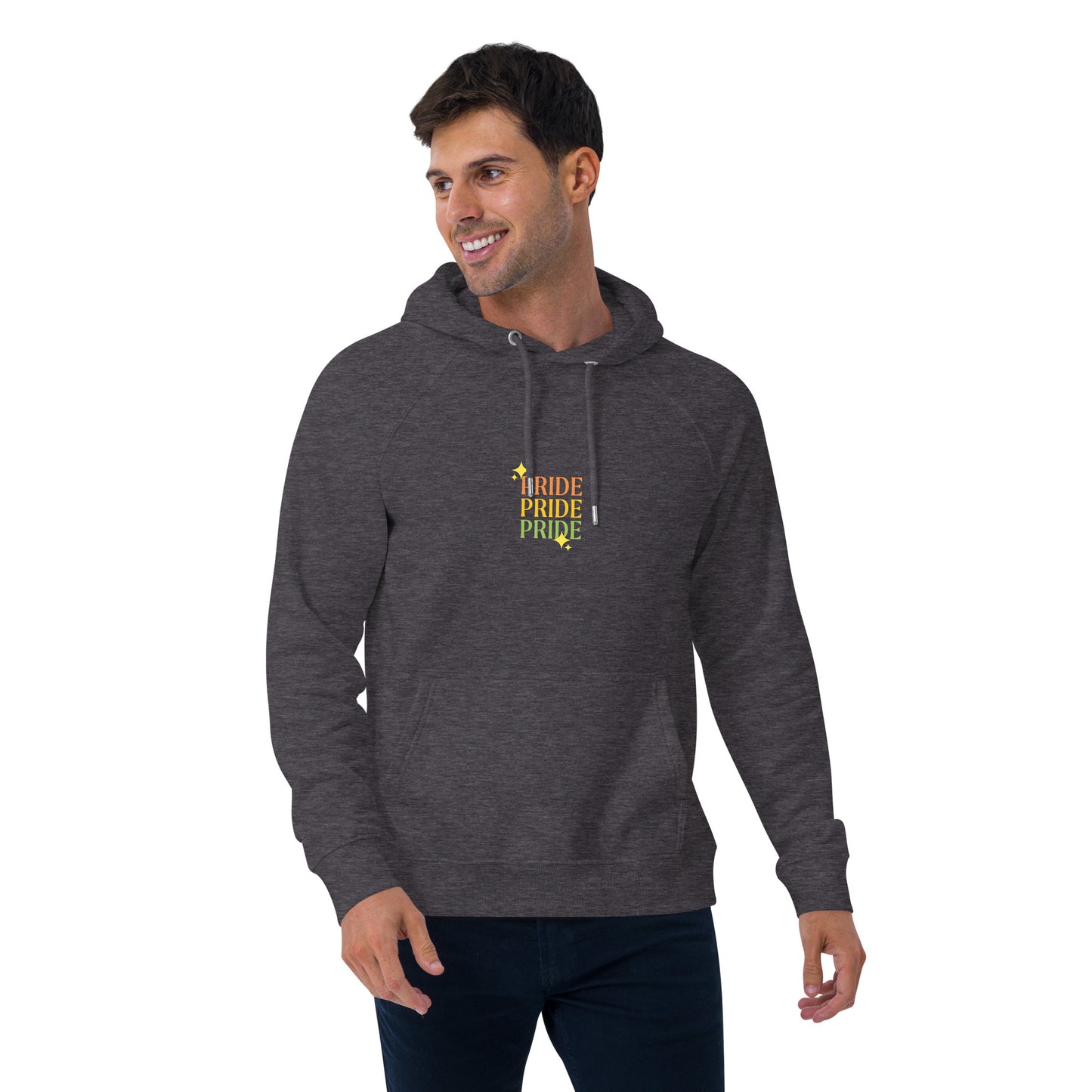 Men eco raglan hoodie