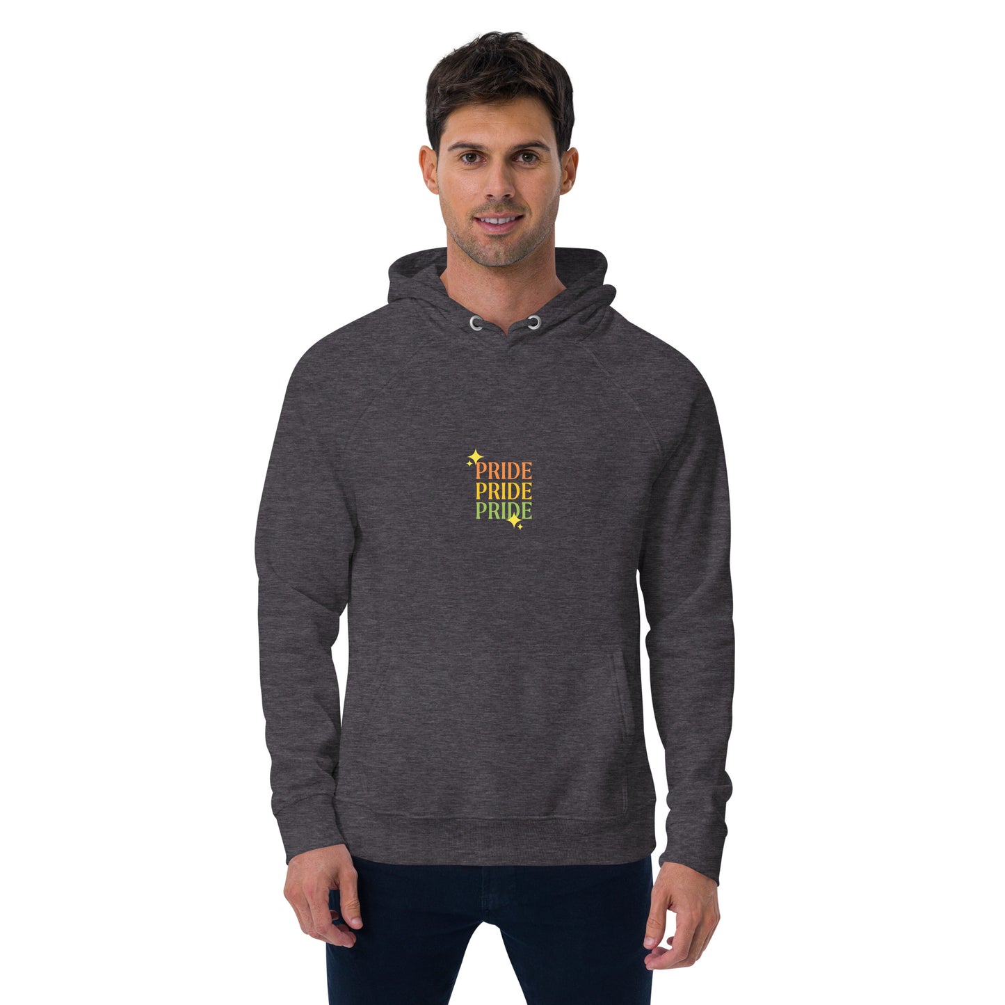 Men eco raglan hoodie