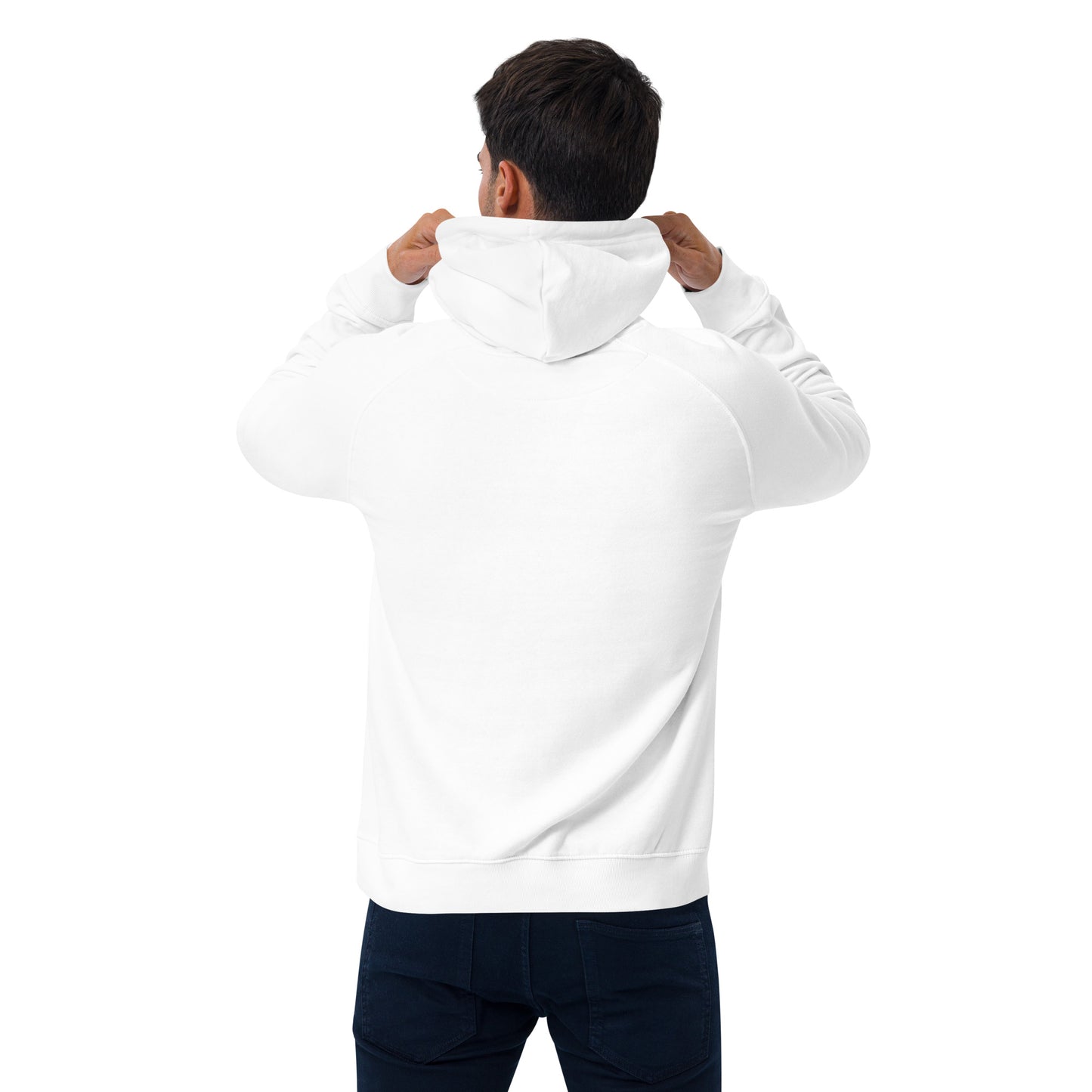 Men eco raglan hoodie