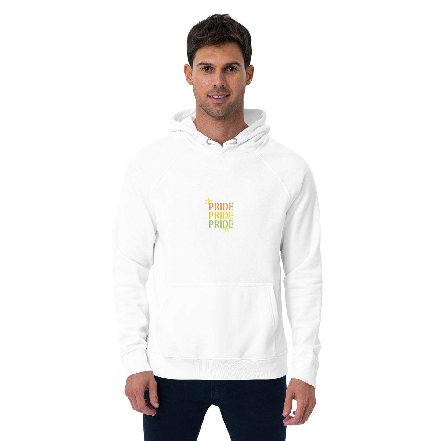 Men eco raglan hoodie
