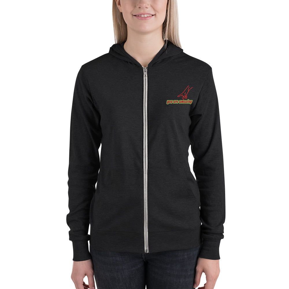 Women zip hoodie