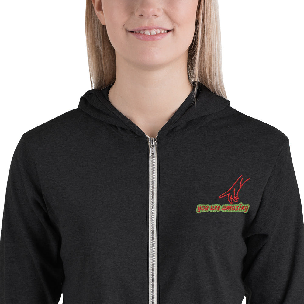 Women zip hoodie