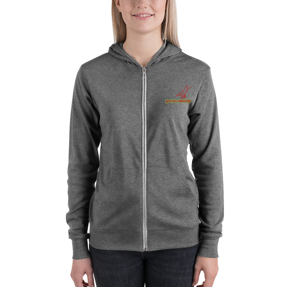 Women zip hoodie
