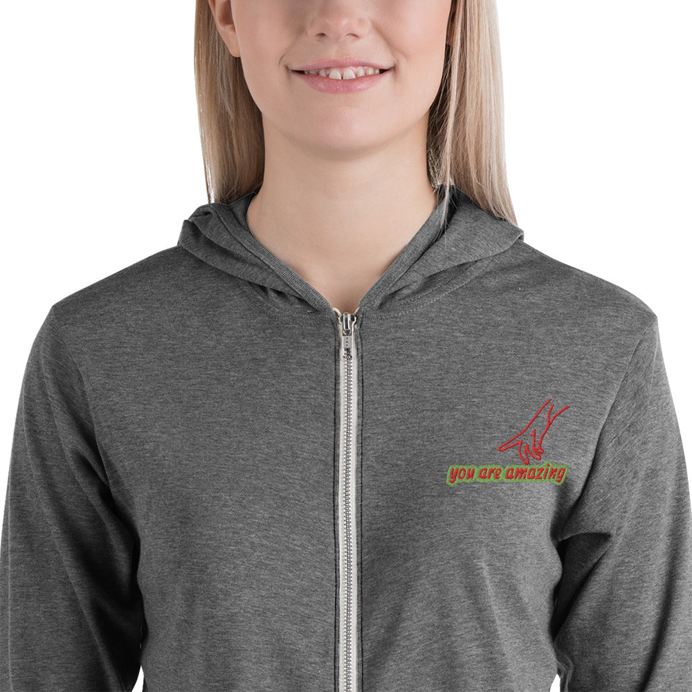 Women zip hoodie