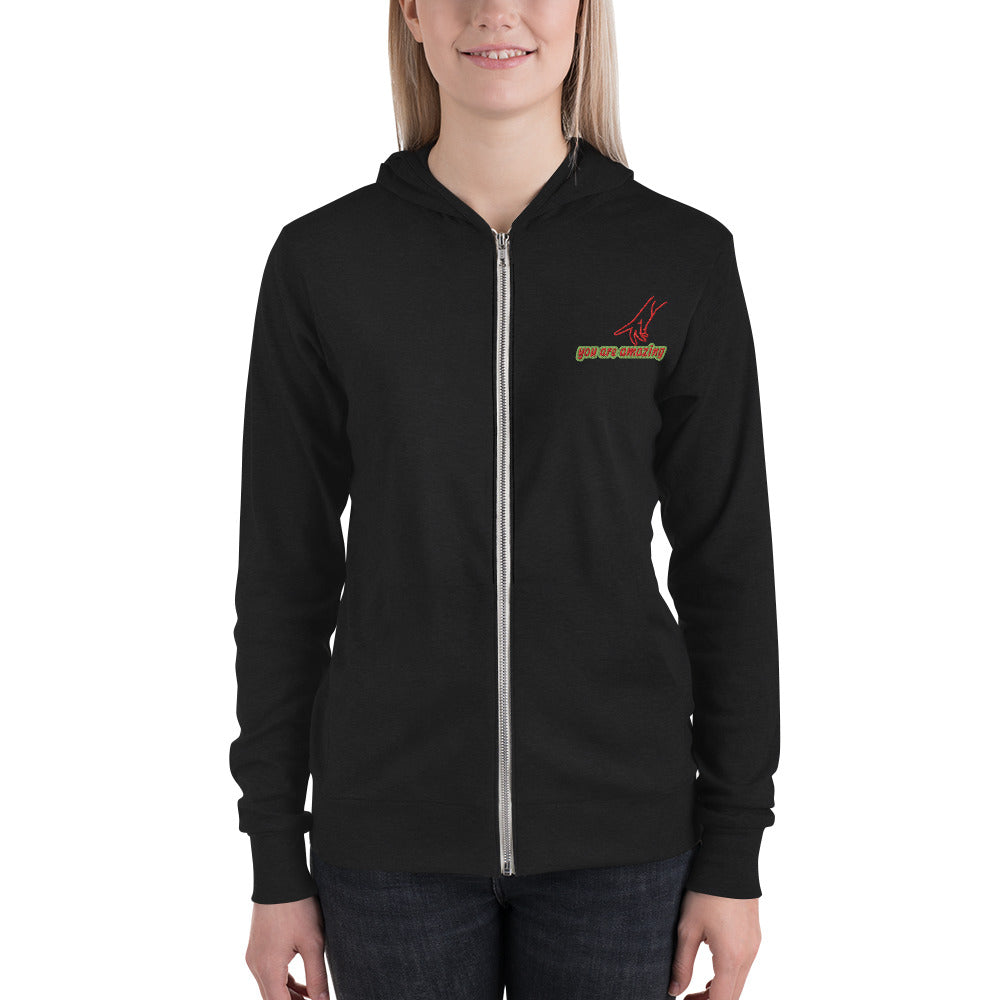Women zip hoodie