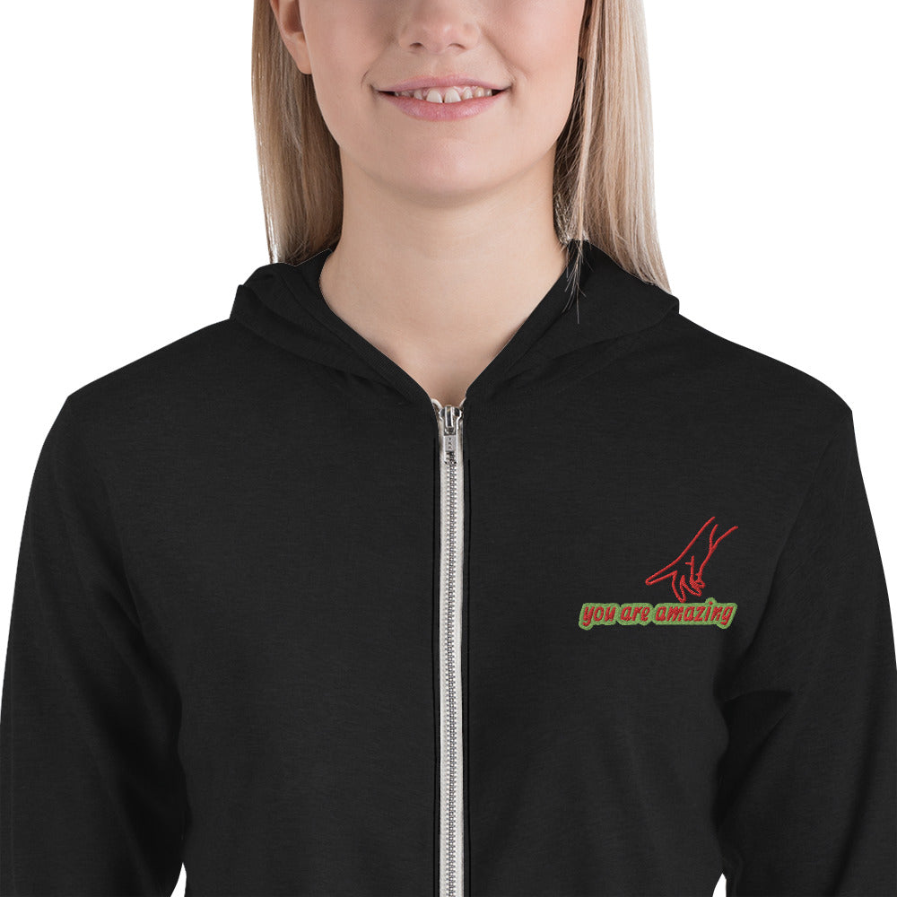 Women zip hoodie