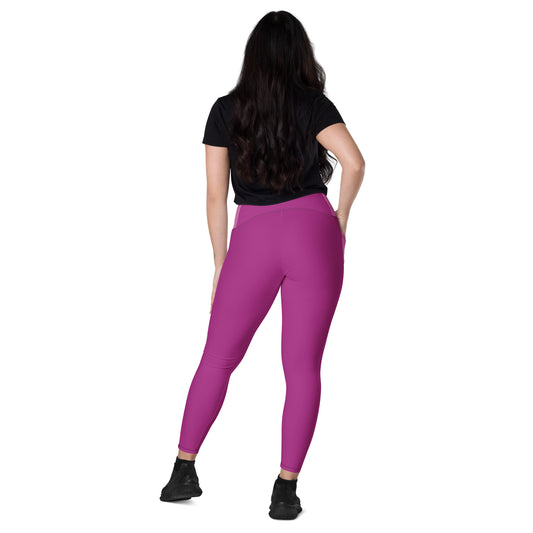 Women Crossover leggings with pockets