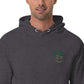 Men eco raglan hoodie
