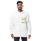 Men fleece zip up hoodie